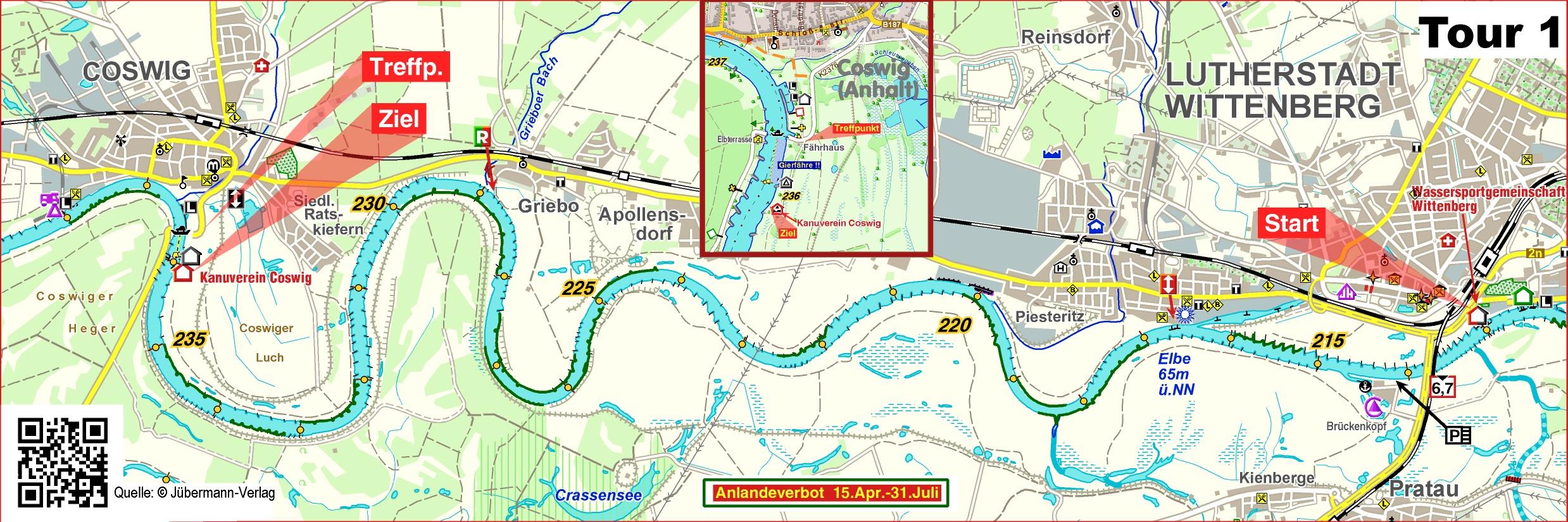 Karte Tour 1